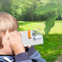 Детский микроскоп для исследований с увеличением 60x 120x с подсветкой для изучения природы BROWN