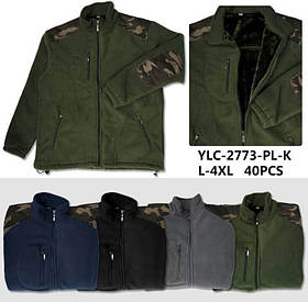 Чоловіча флісова пайта оптом, L-4XL рр., арт. Hay-YLC-2773