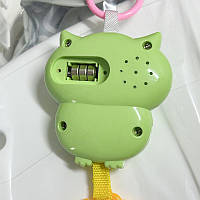 Крісло-сидіння для малюка шезлонг з іграшками для комфорту та безпеки дитини в іграх і відпочинку BROWN