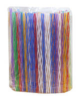 Трубочки Фреш 3D 200 шт/уп (кольорові)