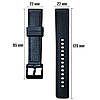 Ремінець Primolux Leather Silicone для годинника Samsung Galaxy Watch 3 45mm SM-R840 - Black, фото 6