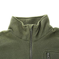 Тактична флісова кофта утеплена для чоловіків активного відпочинку та силових структур BROWN