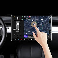 Захисне скло для екрана автомобіля захисне покриття для Tesla 3 Highland захист від подряпин і пошкоджень BROWN