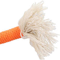 Мотузка для котів 70 см жовтогаряча іграшка для активної гри та розвитку мисливських інстинктів BROWN