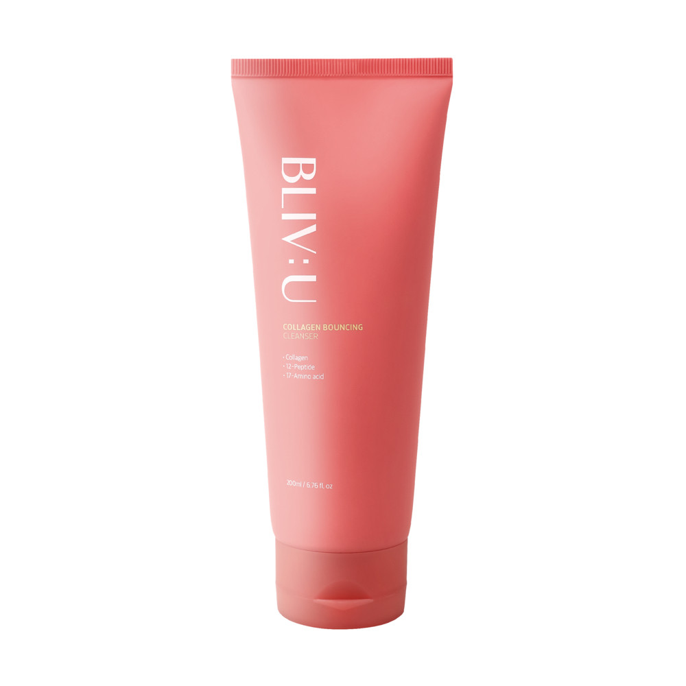 Пінка для умивання з колагеном BLIV:U Collagen Bouncing Cleanser 200 ml, фото 1