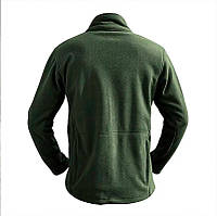 Тактична флісова кофта армійська для активного відпочинку та туризму тепла та повітропроникна BROWN