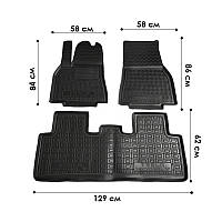 Автомобильные коврики для защиты салона от грязи и влаги из полиуретана для удобства и чистоты BROWN