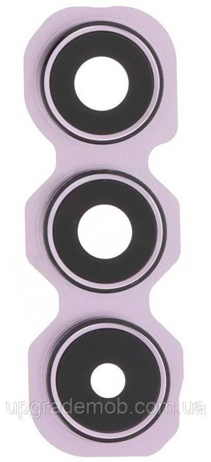 Скло камери Samsung A356 Galaxy A35 з рамкою рожевого кольору Lilac, фото 1