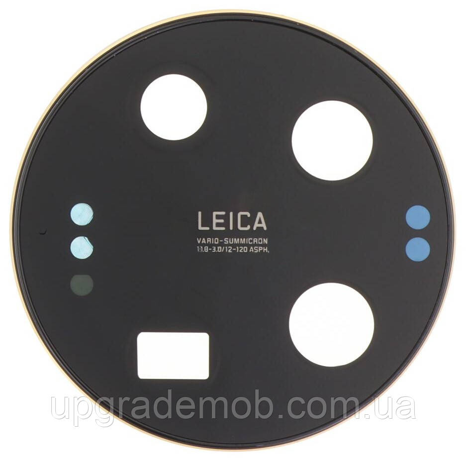 Скло камери Xiaomi 13 Ultra з рамкою чорного кольору, фото 1