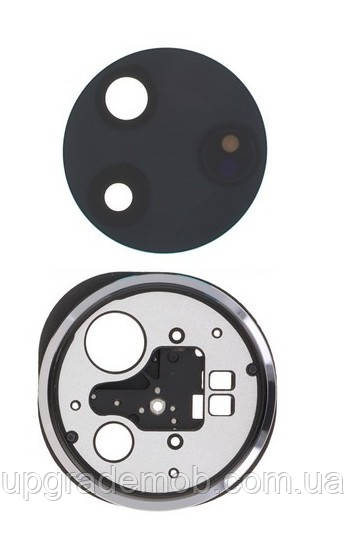 Скло камери Xiaomi Poco F7 Pro з рамкою чорного кольору Black, фото 1