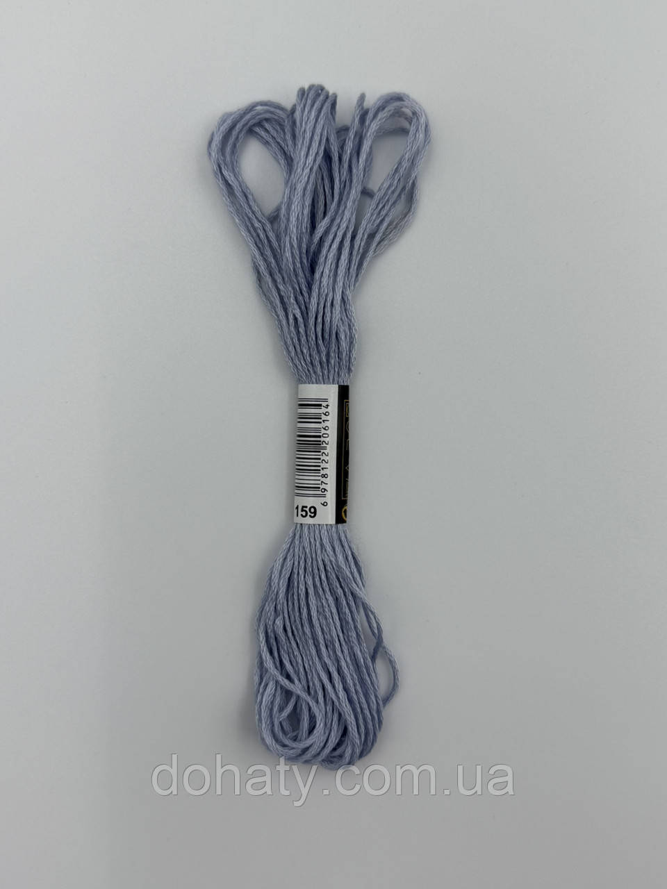 Нитки муліне 159 Світло-блакитний - ніжний синій для вишивання, фото 1