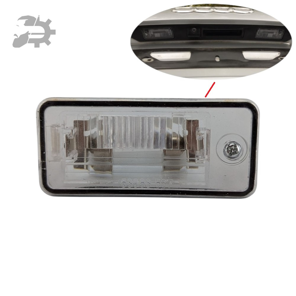 Плафон підсвітки номера A3 Audi лівий 8E0807430A 8E0943021 8E0943021B, фото 1