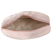 Косметичка органайзер для женщин плюшевая дорожная для хранения косметики и средств ухода BROWN