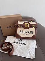 BALMAIN | B-BUZZ BROWN / LIGHT CREAM LOGO premium