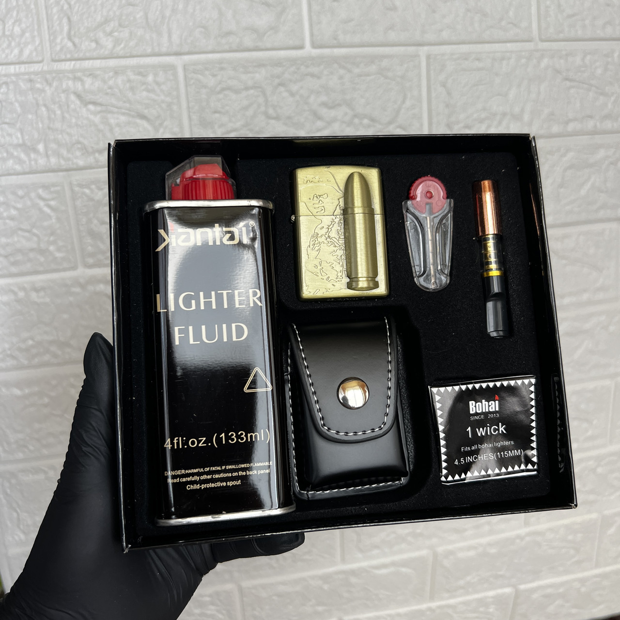 Подарунковий набір з бензиновою запальничкою №4, фото 1