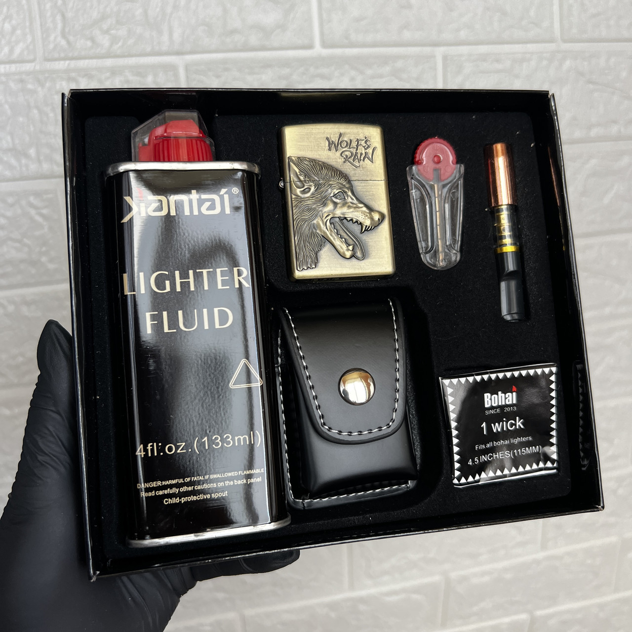 Подарунковий набір з бензиновою запальничкою №5, фото 1