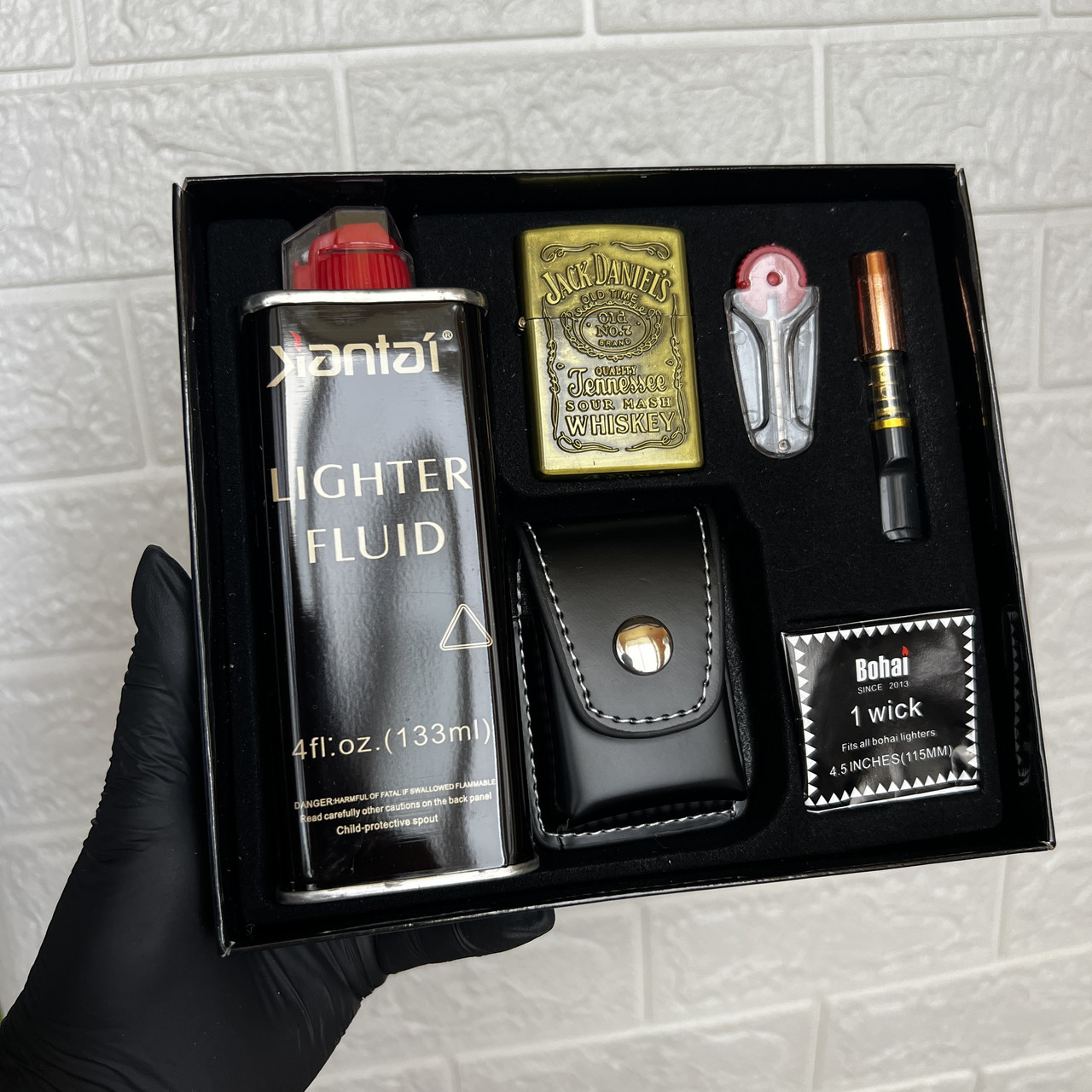 Подарунковий набір з бензиновою запальничкою №7, фото 1