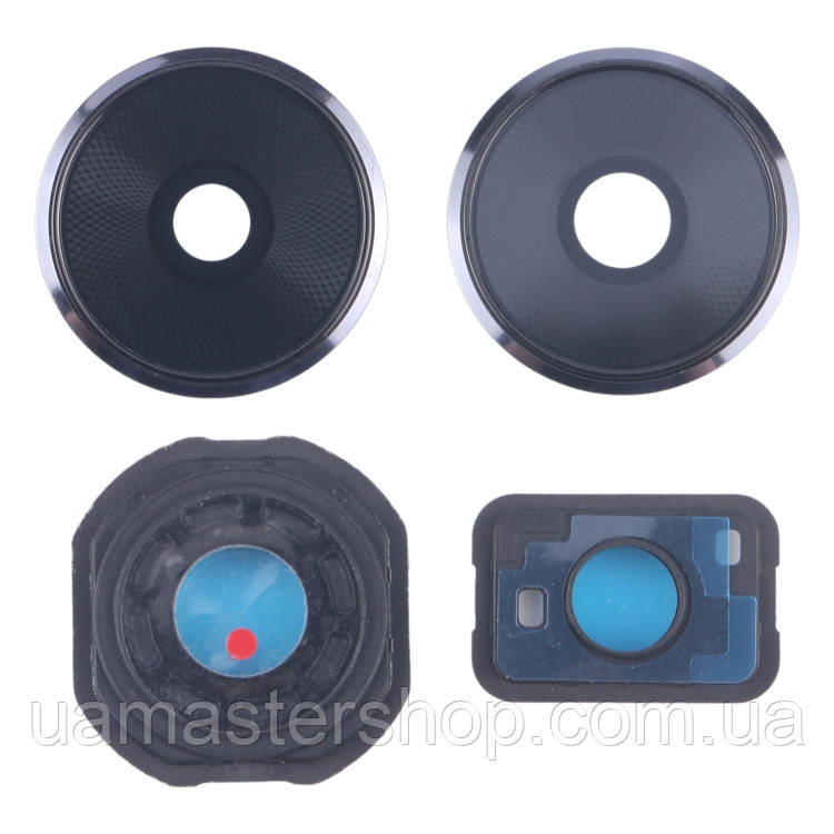 Скло камери Xiaomi Poco F6 з рамкою чорного кольору Black, фото 1