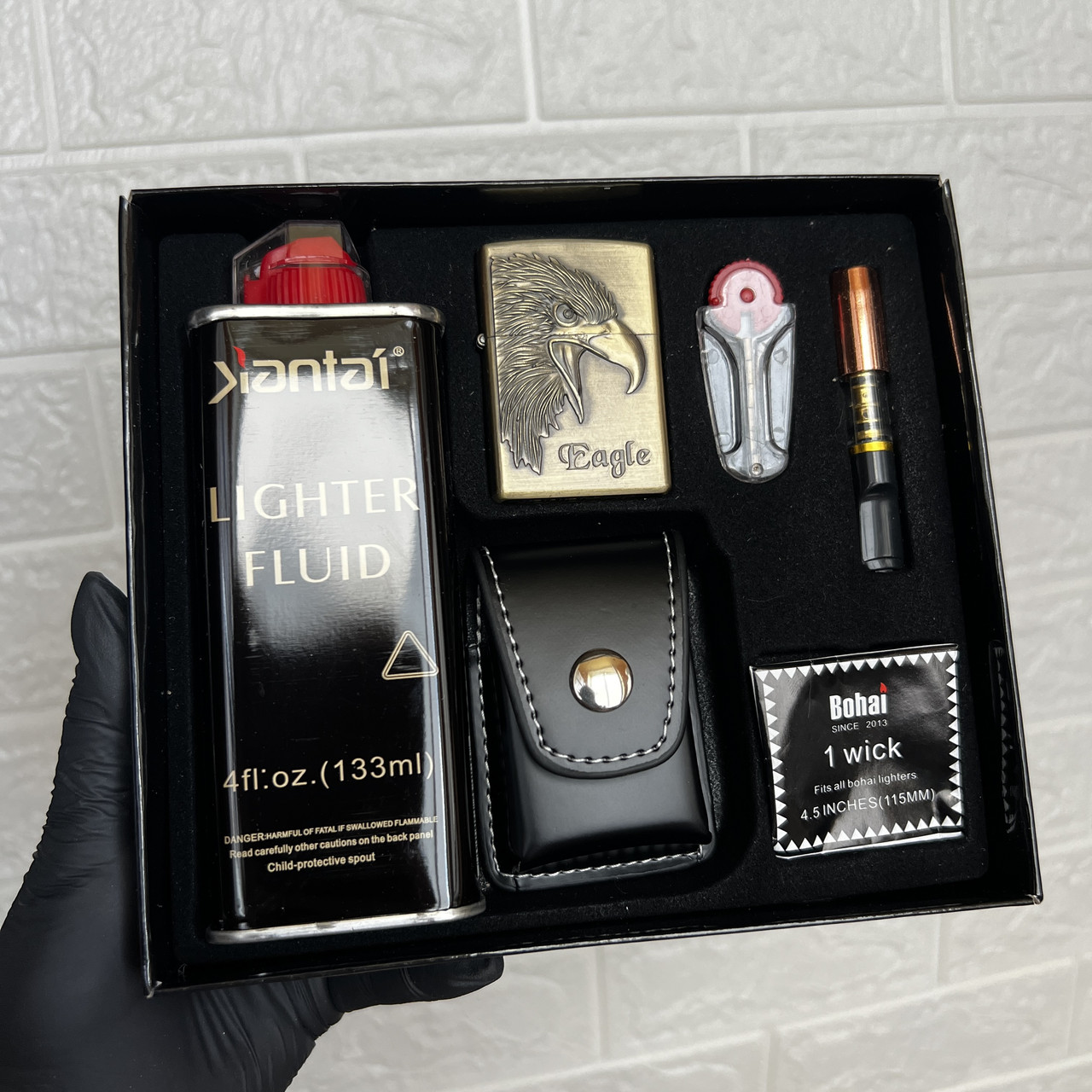 Подарунковий набір з бензиновою запальничкою №9, фото 1