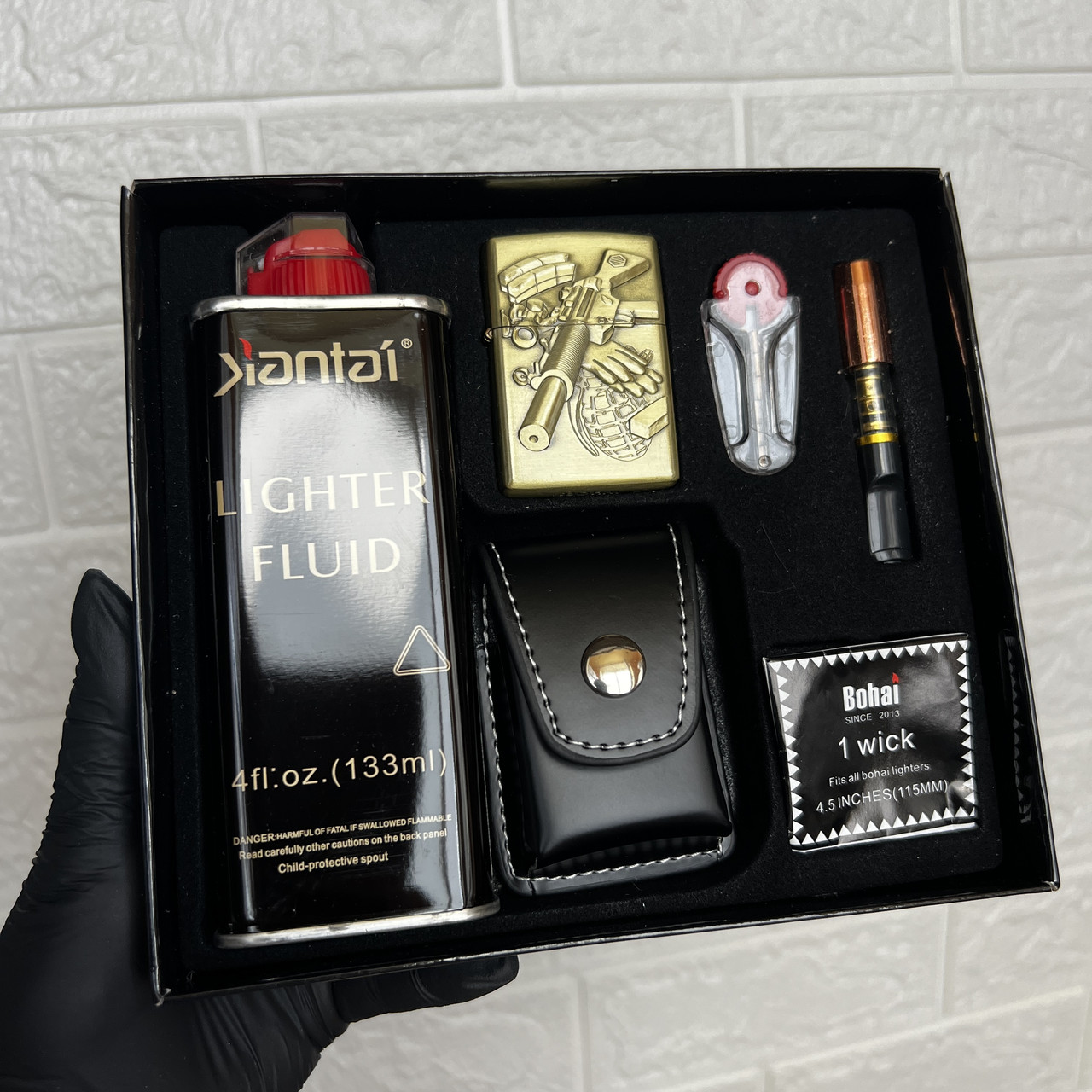 Подарунковий набір з бензиновою запальничкою №10, фото 1