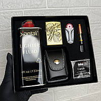 Подарунковий набір з бензиновою запальничкою №10