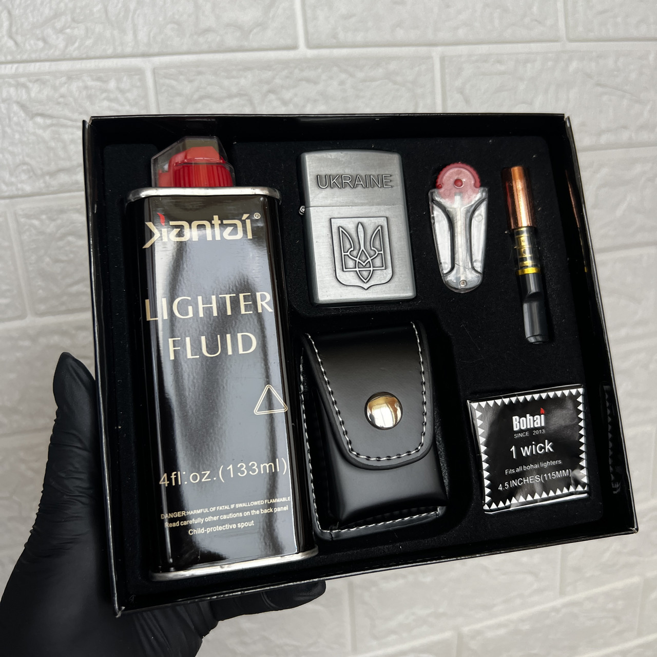 Подарунковий набір з бензиновою запальничкою №13, фото 1