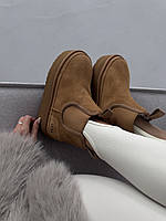 UGG CHELSEA MINI PLATFORM CHESTNUT premium 41