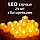 Набір декоративних LED свічок 4 см. з 24 шт. на батареях. Світлодіодний нічник свічка теплий білий колір, фото 6