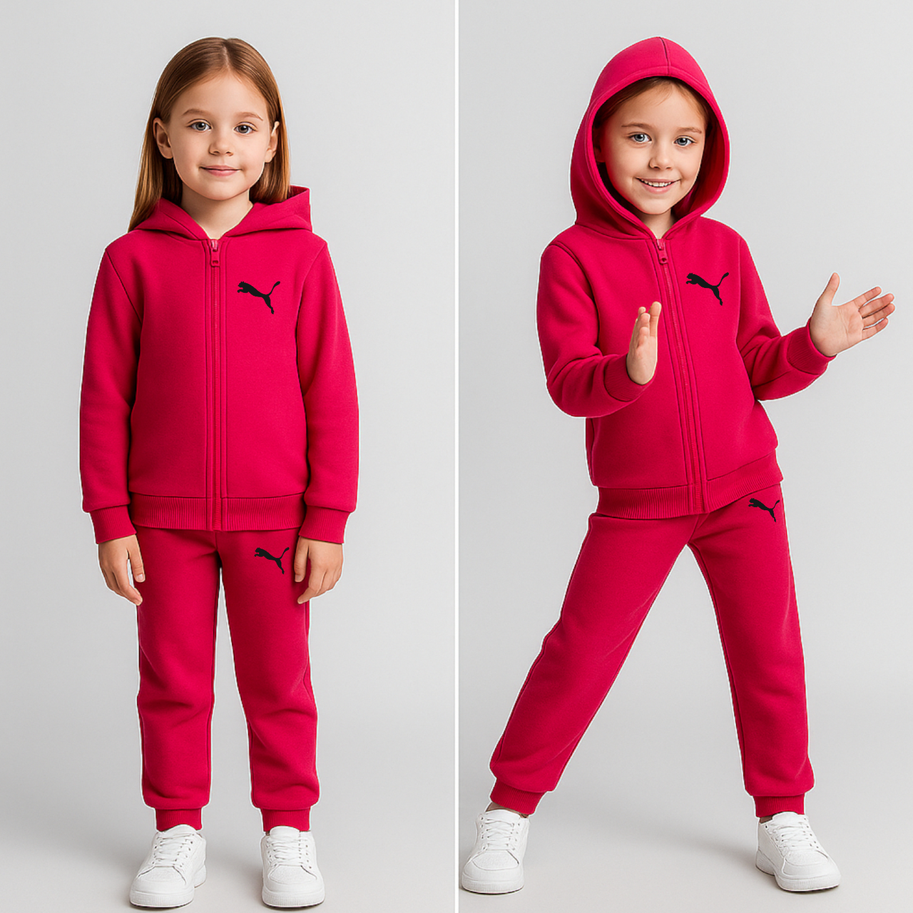 Теплий Костюм на флісі для дівчинки 86-140 см 003691