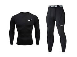 Чоловічий термо комплект Кофта+штани Nike Pro Combat Dri-Fit Core Opt 1401 1402