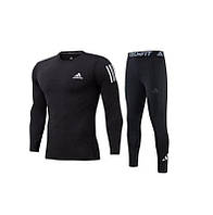 Чоловічий термо комплект Кофта+штани Adidas Techfit Compression Opt 1405 1406