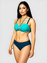 Гарний купальник Sisianna 58808-2 м'ятний на 50 52 54 56 58 розмір, фото 2