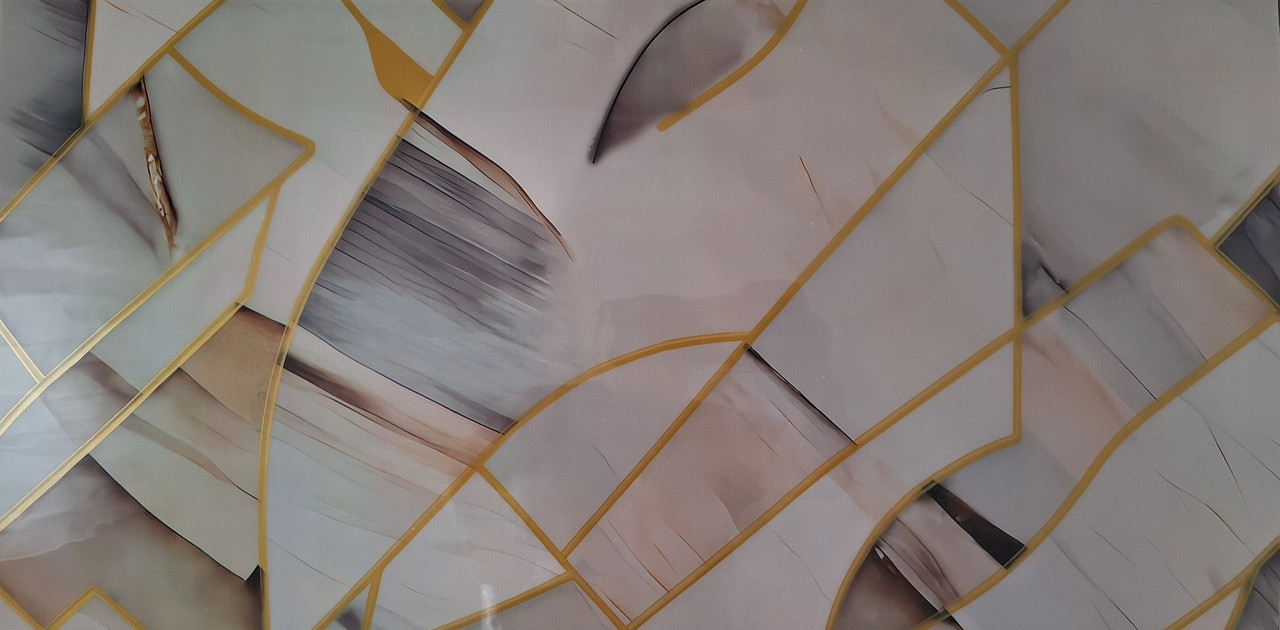 Самоклеюча вінілові плитка 600*300*2 мм мармур