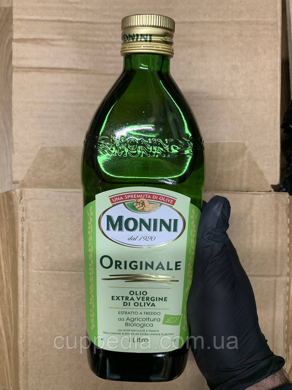 Оливкова олія Monini Originale органік Extra Vergine холодного віджиму, 1 л, фото 1