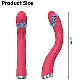 Вигнутий вібратор для стимуляції точки G 30 режимів, фото 4