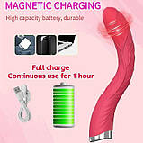 Вигнутий вібратор для стимуляції точки G 30 режимів, фото 5