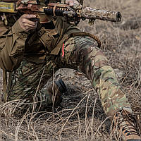 Тактичні штани камуфляжні для активного відпочинку та військових захисту від вітру та довговічність BROWN