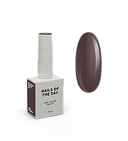 NAILSOFTHEDAY Gel polish Wonka — коричневий гель-лак, що перекривається в один шар, 10 мл