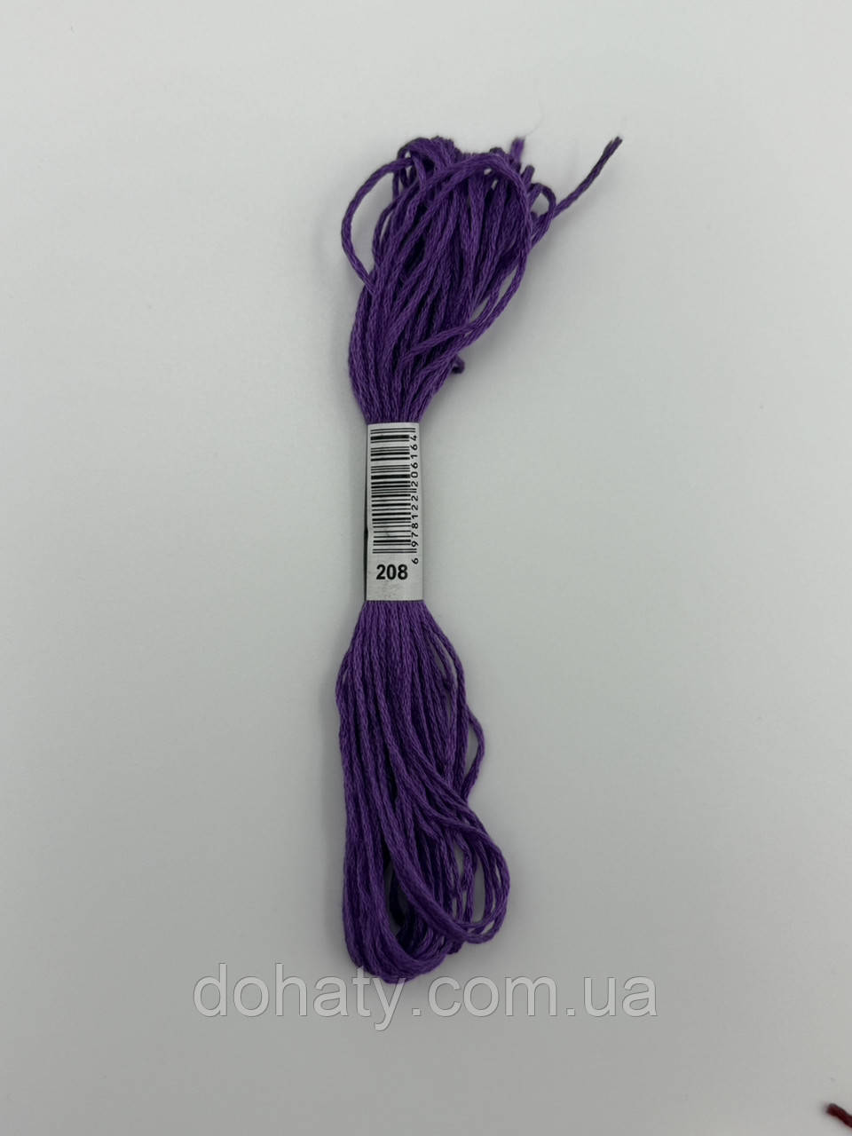 Нитки муліне 208 Фіолетовий - насичений середній відтінок для вишивання, фото 1