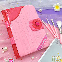 Набір дитячої декоративної косметики для дівчаток від 4 років із блискітками помадами та тінями для створення макіяжу BROWN