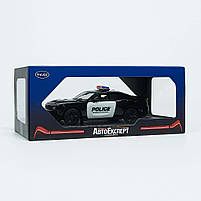 Металева поліцейська машина Dodge Charger GT-98350 — інерційна іграшка зі світлом і звуком, 20 см, фото 6
