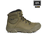 Тактичні черевики вологостійкі хакі з мембраною осінь-зима.Тактичне взуття для ЗСУ, Нацгвардії. Якісні військові берці,напівберці, фото 3