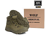 Тактичні черевики вологостійкі хакі з мембраною осінь-зима.Тактичне взуття для ЗСУ, Нацгвардії. Якісні військові берці,напівберці, фото 5