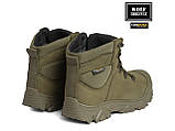 Тактичні черевики вологостійкі хакі з мембраною осінь-зима.Тактичне взуття для ЗСУ, Нацгвардії. Якісні військові берці,напівберці, фото 4
