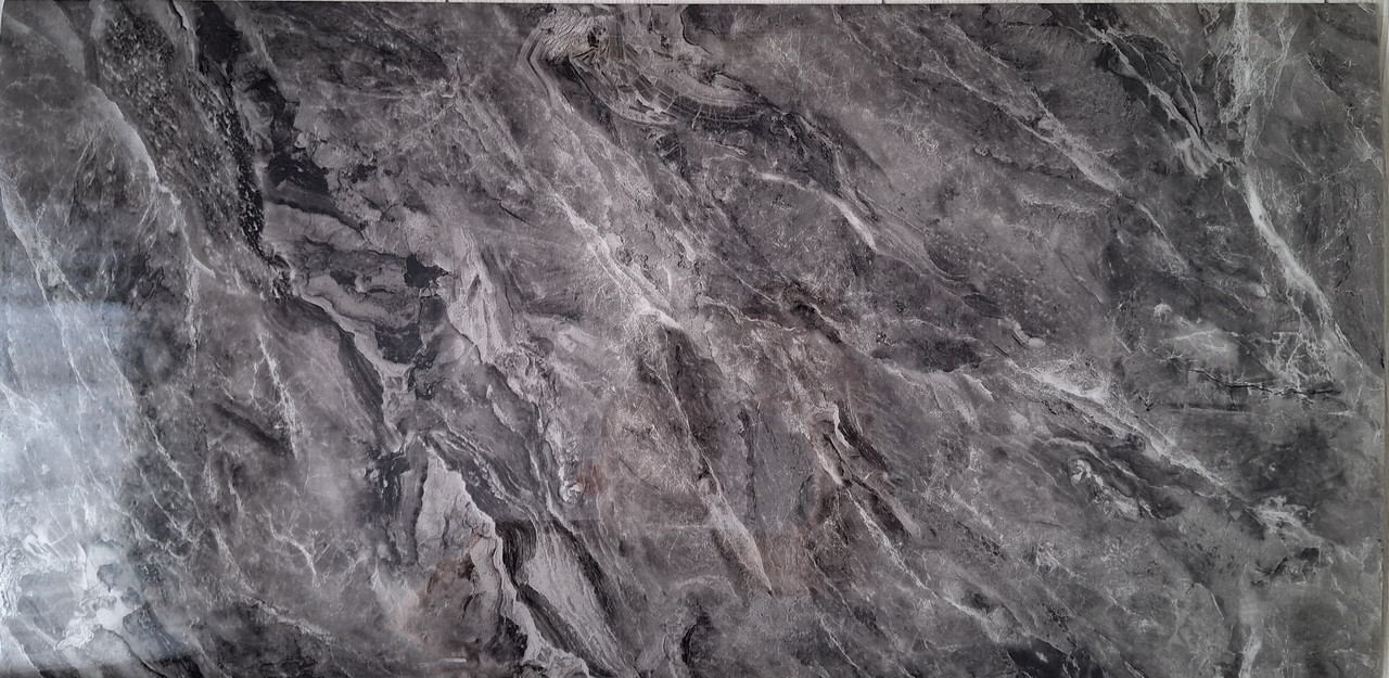 Самоклеюча вінілові плитка 600*300*2 мм мармур сірий, фото 1