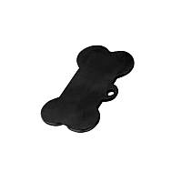 Медальйон адресник для хатніх тварин на нашийник металевий для собак і кішок для безпеки вихованця BROWN