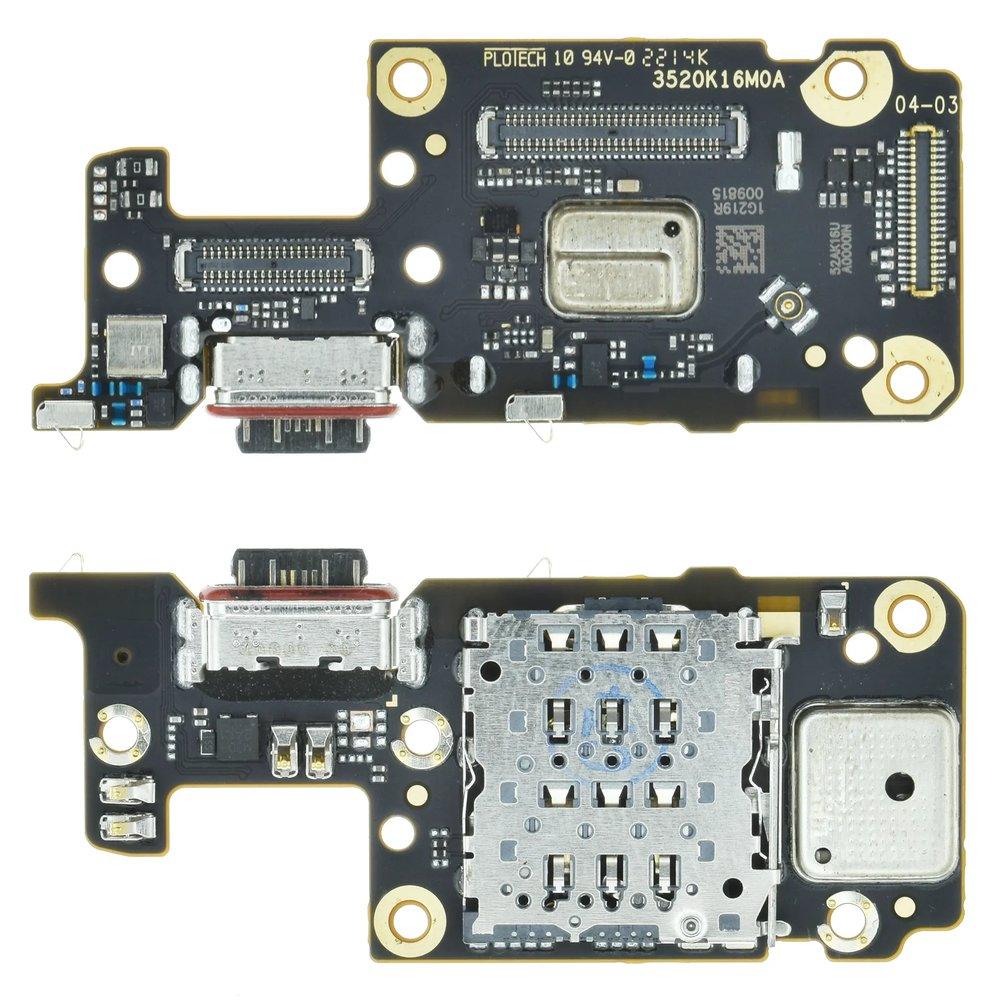 Плата з USB-роз’ємом та мікрофоном для Xiaomi Redmi Note 11 Pro+ (5G) (Original Used)