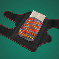 Бандаж на колінний суглоб із підігрівом для зняття болю та відновлення у разі травм BROWN