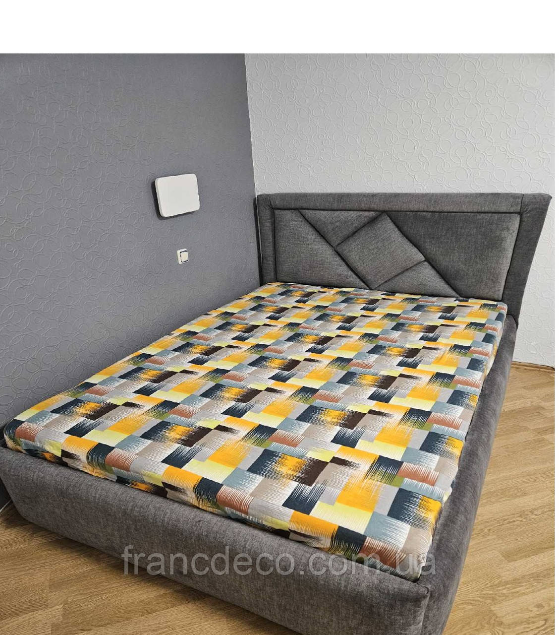 Простирадло з фланелі Абстракція на гумці, фото 1