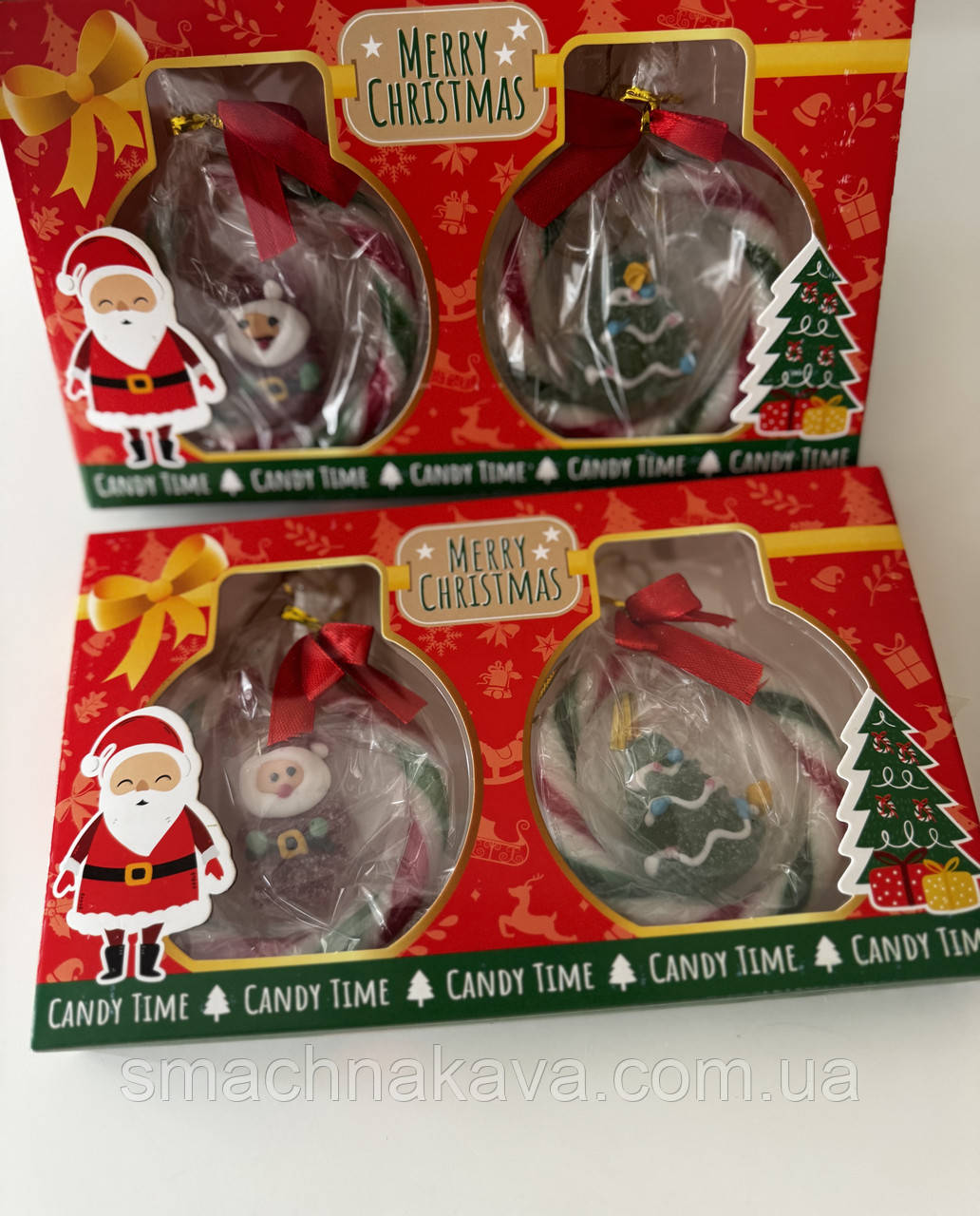 Набір карамельних цукерок Becky's CANDY TIME "Merry Christmas", 60 гр, фото 1